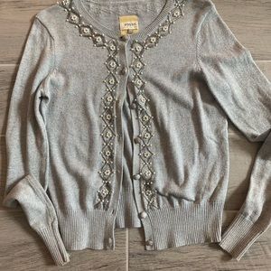 Fossil beaded sweater